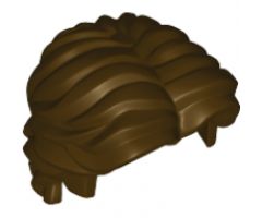 Minifigure, Hair Short Wavy with Center Part