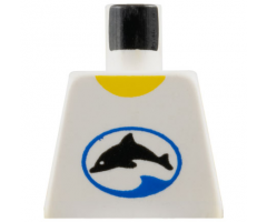 Torso Divers Dolphin Logo Pattern