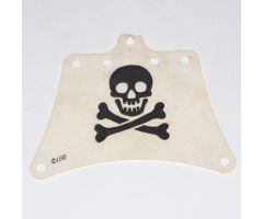 Cloth Sail 12 x 10 with Skull and Crossbones Pattern (from 6261)
