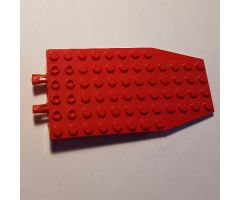 Wedge, Plate 6 x 12 x 1 Cut Corners with 2 Fixed Rotatable Pins