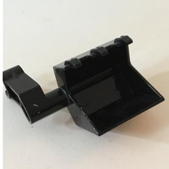 Duplo, Vehicle Excavator Bucket 2 x 2 x 2 with Three Teeth and Angled Arm with Clip