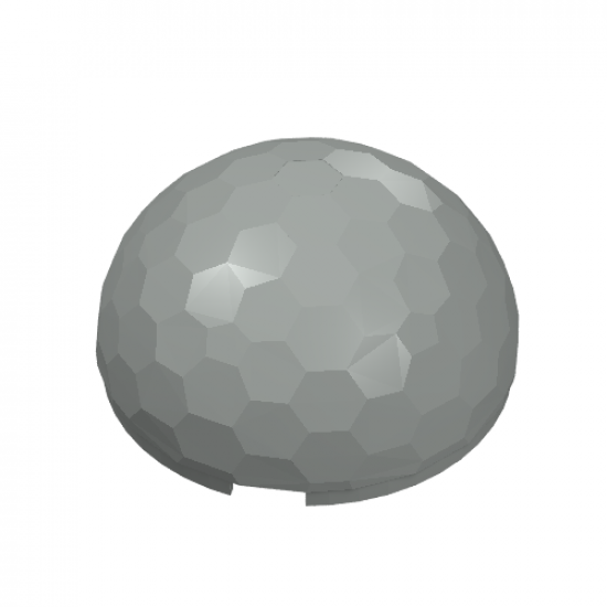 Cylinder Hemisphere 4 x 4 Multifaceted