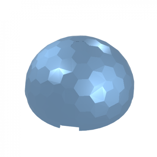 Cylinder Hemisphere 4 x 4 Multifaceted