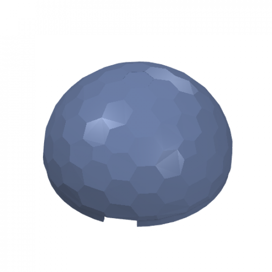 Cylinder Hemisphere 4 x 4 Multifaceted