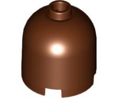 Brick, Round 2 x 2 x 1 2/3 Dome Top - (Undetermined Stud Type Version)