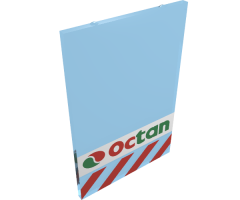Glass for Window 1 x 4 x 5 with Octan Logo Pattern
