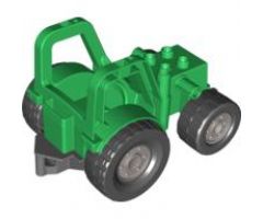 Duplo, Vehicle Farm Tractor with 2 x 3 Studs on Hood