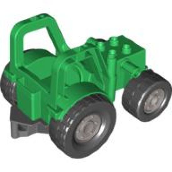 Duplo, Vehicle Farm Tractor with 2 x 3 Studs on Hood