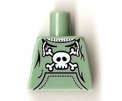 Torso Pockets and Skull and Crossbones Pattern