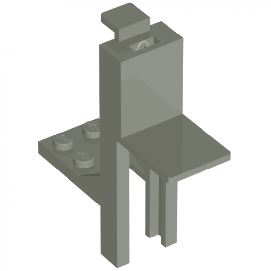 Vehicle Forklift 2 x 2 Plate and Light Gray Fork