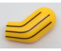 Arm, Left with 3 Black Stripes Pattern
