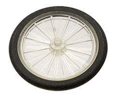 Wheel & Tire Assembly Bicycle with Black Tire (4720 / 2807) (2-Piece Wheel)
