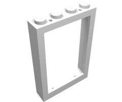Window 1 x 4 x 5 with Solid Studs