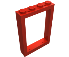 Window 1 x 4 x 5 with Solid Studs