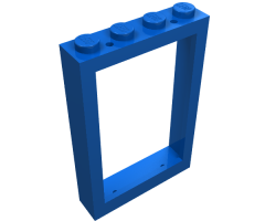 Window 1 x 4 x 5 with Solid Studs