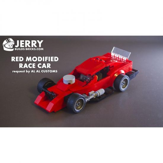 Red Modified Race Car