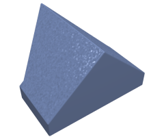 Slope 45 2 x 1 Double / Inverted - without Bottom Tube or Bottom Stud Holder