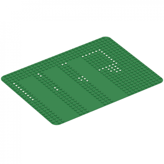 Baseplate 24 x 32 with Three Driveways with Set 355 Dots Pattern