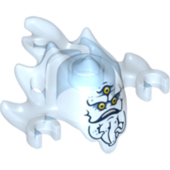 Minifigure, Headgear Ghostbusters Ghost with Three Eyes Pattern
