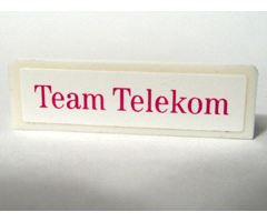 Panel 1 x 4 x 1 with 'Team Telekom' Pattern (Sticker) - Set 1199
