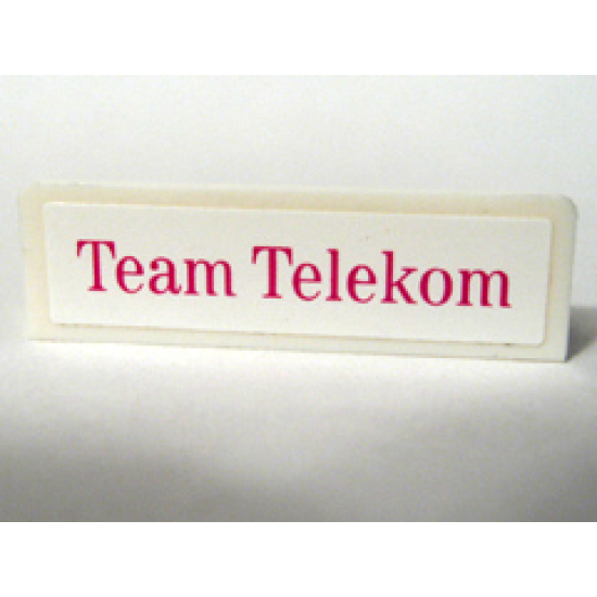 Panel 1 x 4 x 1 with 'Team Telekom' Pattern (Sticker) - Set 1199