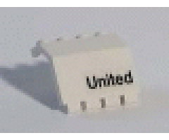 Panel 2 x 4 x 3 1/3 with Hinge with 'United' Pattern (Sticker) - Set 1682
