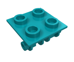 Hinge Brick 2 x 2 Top Plate