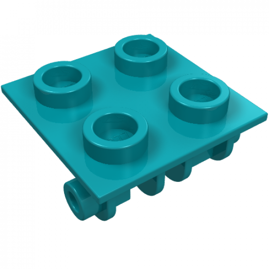 Hinge Brick 2 x 2 Top Plate