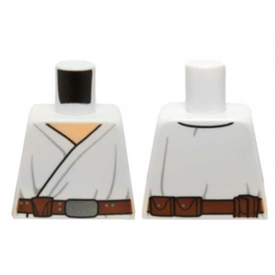 Torso SW Wrap-Around Tunic and Utility Belt with Large Pouch, Light Folds Pattern