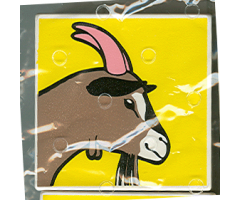 Duplo, Tile 2 x 2 x 1 with Goat Mosaic Picture 15 Pattern (Set 1078)