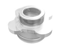 Plate, Round 1 x 1 with Flower Edge (4 Knobs / Petals)