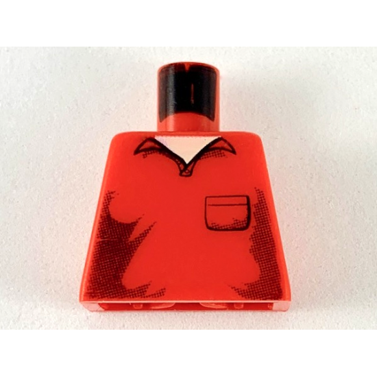 Torso Speed Racer Open Collar, Pocket Pattern