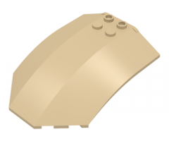 Windscreen 8 x 6 x 2 Curved
