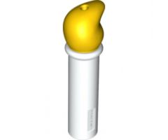 Duplo Candle with Yellow Flame