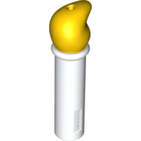 Duplo Candle with Yellow Flame