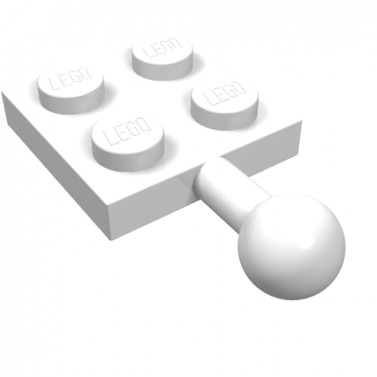 Plate, Modified 2 x 2 with Tow Ball