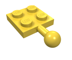 Plate, Modified 2 x 2 with Tow Ball