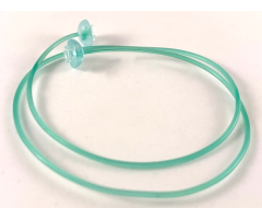 Clikits Cord, Jelly String with 2 Trans-Very Light Blue Caps - 375mm - Top Attachment