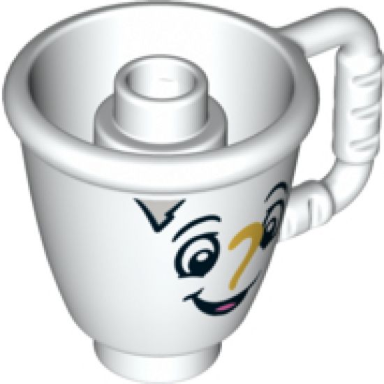 Duplo, Figure Wear & Utensil Ice Cup with Smiling Face Pattern (Chip)
