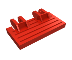 Hinge Train Gate 2 x 4 Locking Dual 2 Fingers with Rear Reinforcements