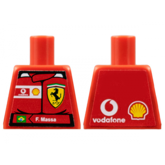 Torso Racers Ferrari front, Vodafone back (Stickers) with F. Massa Name Pattern