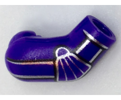 Arm, Right with Silver Stripes and Elbow Pad Pattern