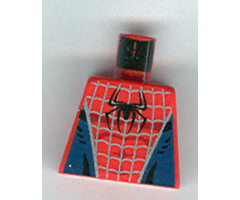 Torso Spider-Man Costume 3 Dark Blue Pattern