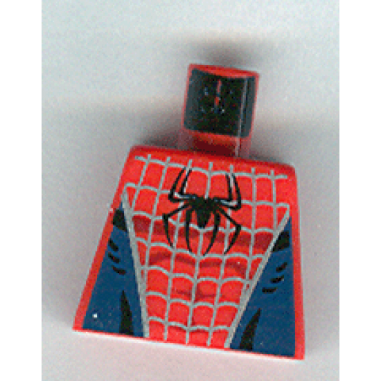 Torso Spider-Man Costume 3 Dark Blue Pattern