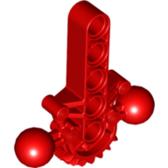 Bionicle Hips / Lower Torso with 2 Ball Joint and 7 Tooth Half Gear