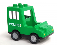 Duplo, Vehicle Van Paddy Wagon Type 1 with 'POLICE' Pattern