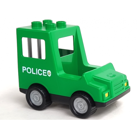 Duplo, Vehicle Van Paddy Wagon Type 1 with 'POLICE' Pattern