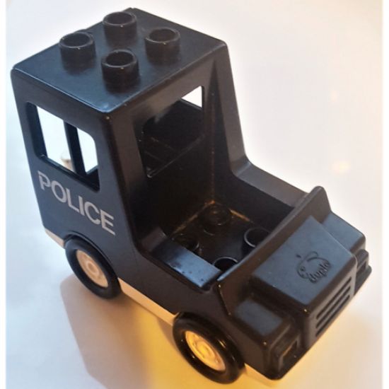 Duplo, Vehicle Van Paddy Wagon Type 1 with 'POLICE' Pattern