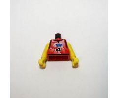 Torso NBA Player Number 4 Pattern / Yellow NBA Arms