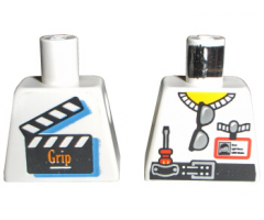 Torso Studios Grip Sunglasses, Screwdriver, Clapboard on Back Pattern